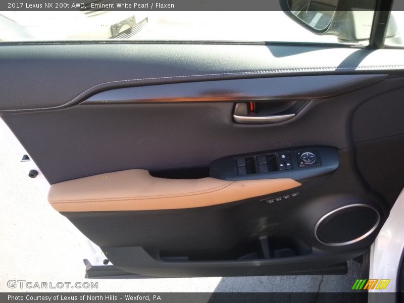 Eminent White Pearl / Flaxen 2017 Lexus NX 200t AWD