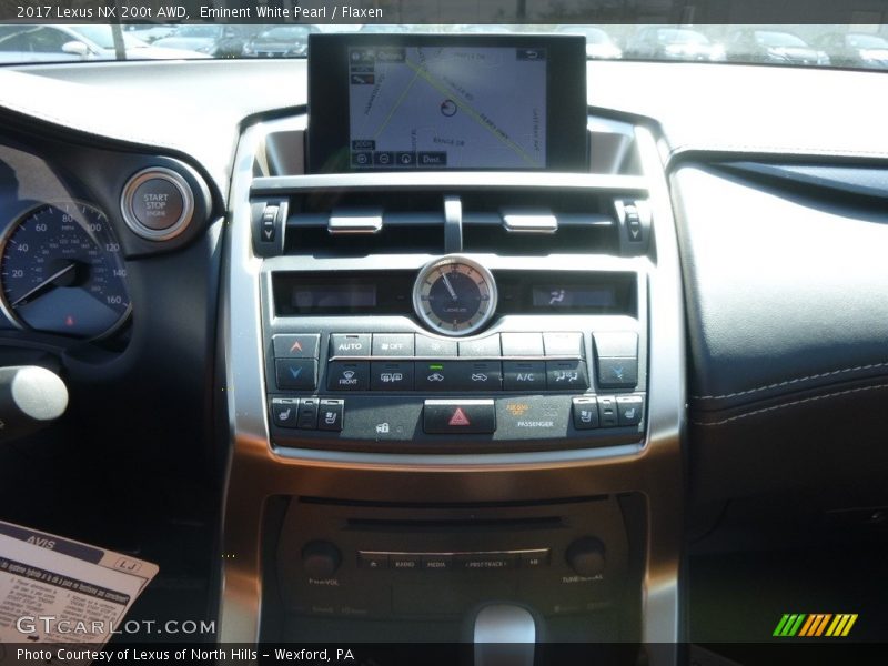 Eminent White Pearl / Flaxen 2017 Lexus NX 200t AWD