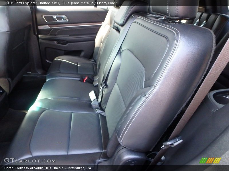 Blue Jeans Metallic / Ebony Black 2016 Ford Explorer Limited 4WD
