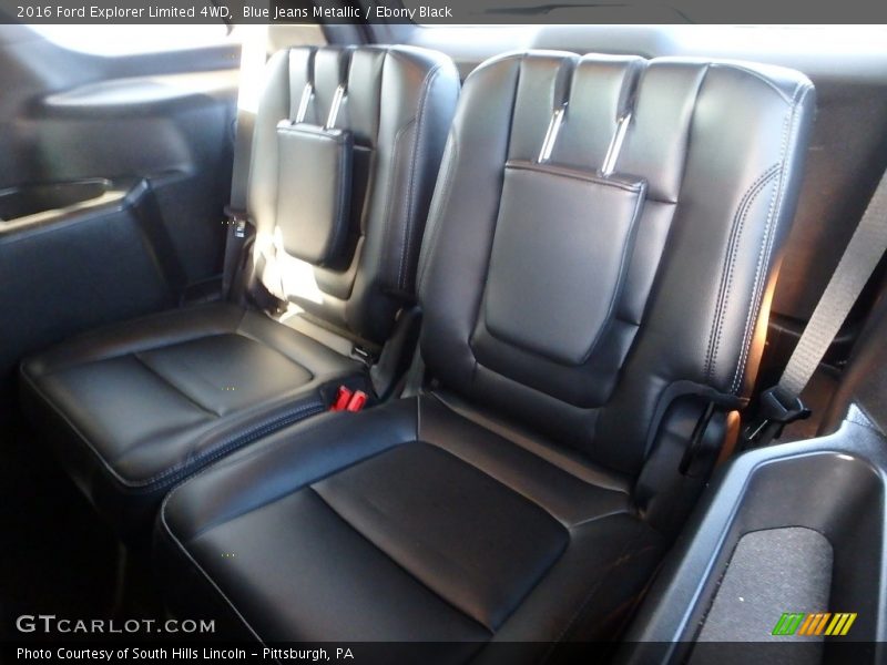 Blue Jeans Metallic / Ebony Black 2016 Ford Explorer Limited 4WD
