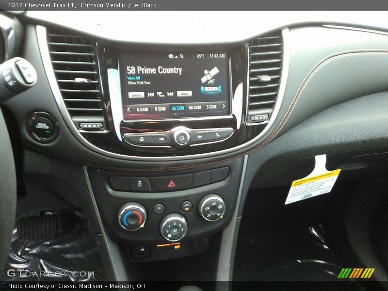 Crimson Metallic / Jet Black 2017 Chevrolet Trax LT