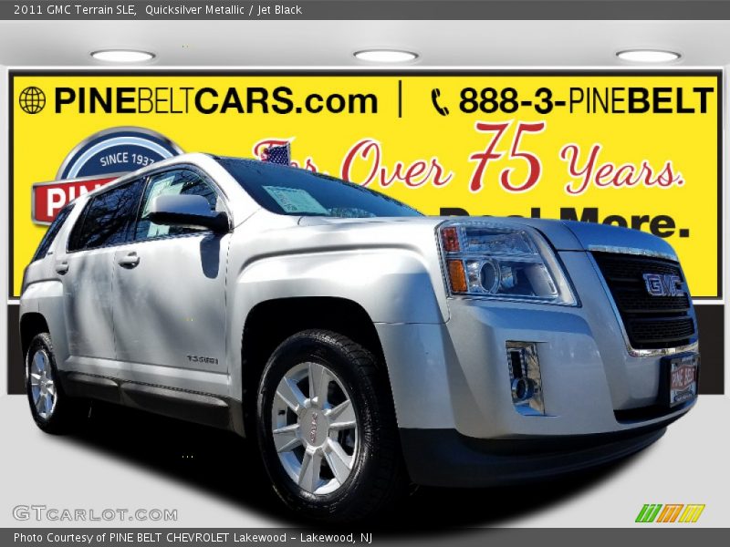 Quicksilver Metallic / Jet Black 2011 GMC Terrain SLE