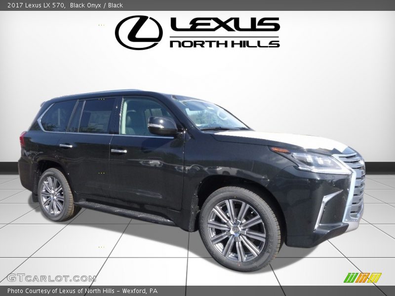 Black Onyx / Black 2017 Lexus LX 570