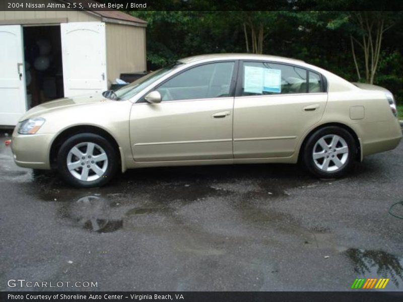Velvet Beige / Blond 2004 Nissan Altima 2.5 S