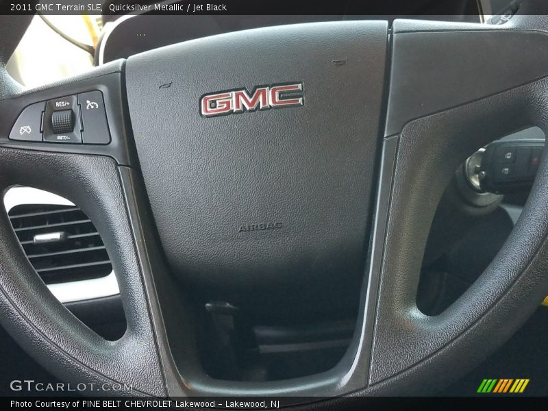 Quicksilver Metallic / Jet Black 2011 GMC Terrain SLE