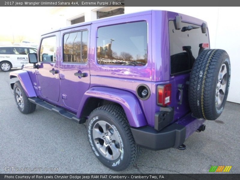 Extreme Purple / Black 2017 Jeep Wrangler Unlimited Sahara 4x4