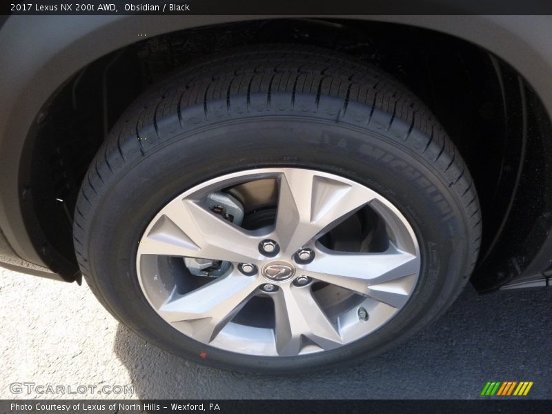 Obsidian / Black 2017 Lexus NX 200t AWD