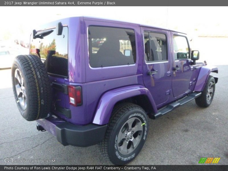 Extreme Purple / Black 2017 Jeep Wrangler Unlimited Sahara 4x4