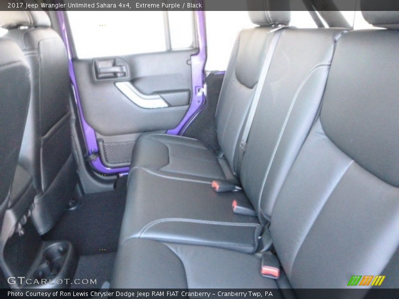 Rear Seat of 2017 Wrangler Unlimited Sahara 4x4