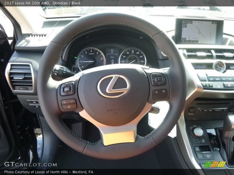 Obsidian / Black 2017 Lexus NX 200t AWD