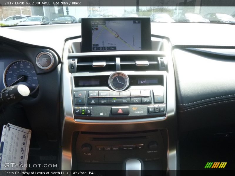 Obsidian / Black 2017 Lexus NX 200t AWD