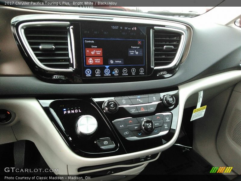 Bright White / Black/Alloy 2017 Chrysler Pacifica Touring L Plus