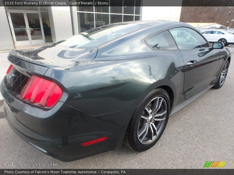 Guard Metallic / Ebony 2016 Ford Mustang EcoBoost Coupe