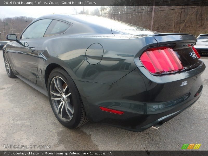 Guard Metallic / Ebony 2016 Ford Mustang EcoBoost Coupe