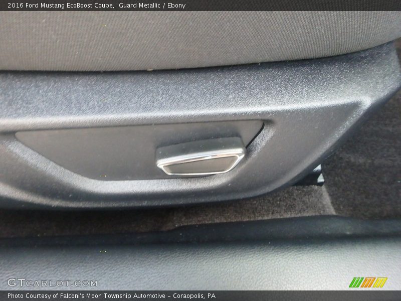 Guard Metallic / Ebony 2016 Ford Mustang EcoBoost Coupe
