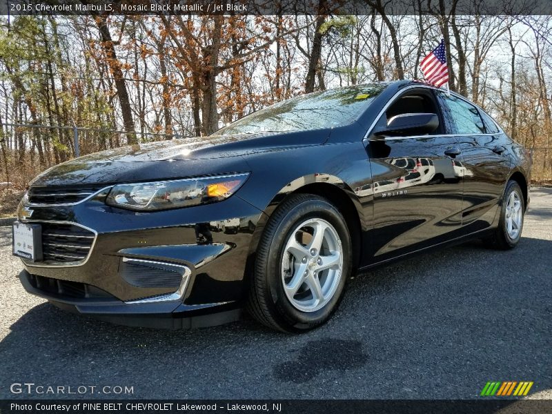 Mosaic Black Metallic / Jet Black 2016 Chevrolet Malibu LS