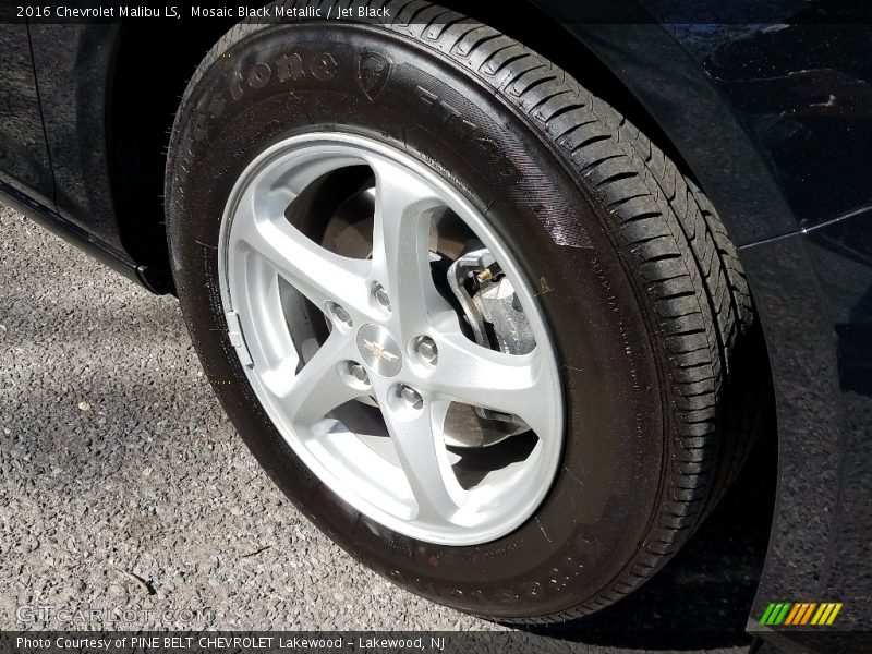 Mosaic Black Metallic / Jet Black 2016 Chevrolet Malibu LS
