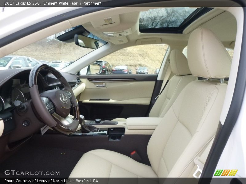 Eminent White Pearl / Parchment 2017 Lexus ES 350