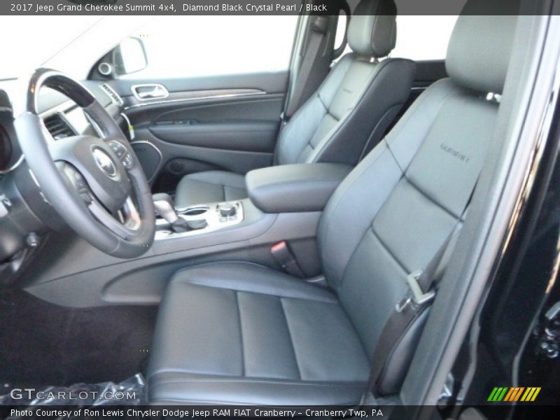 Diamond Black Crystal Pearl / Black 2017 Jeep Grand Cherokee Summit 4x4