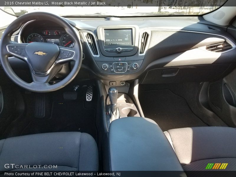 Mosaic Black Metallic / Jet Black 2016 Chevrolet Malibu LS