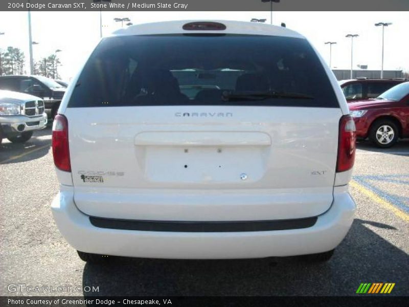 Stone White / Medium Slate Gray 2004 Dodge Caravan SXT