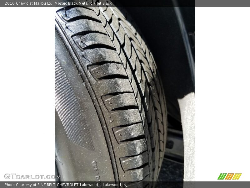 Mosaic Black Metallic / Jet Black 2016 Chevrolet Malibu LS