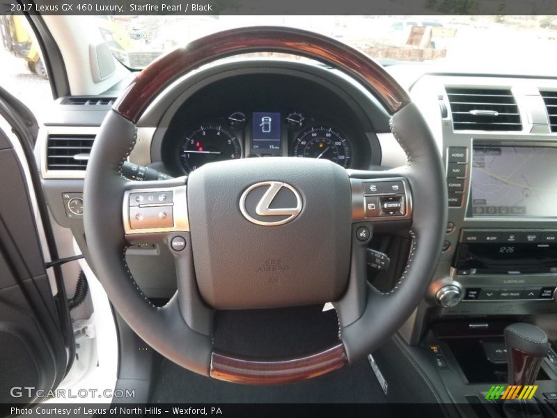 Starfire Pearl / Black 2017 Lexus GX 460 Luxury