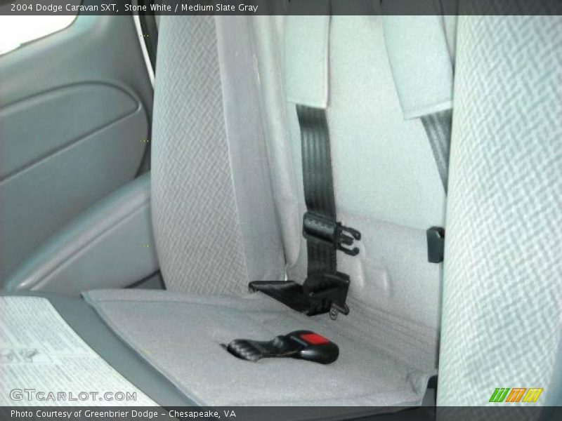 Stone White / Medium Slate Gray 2004 Dodge Caravan SXT