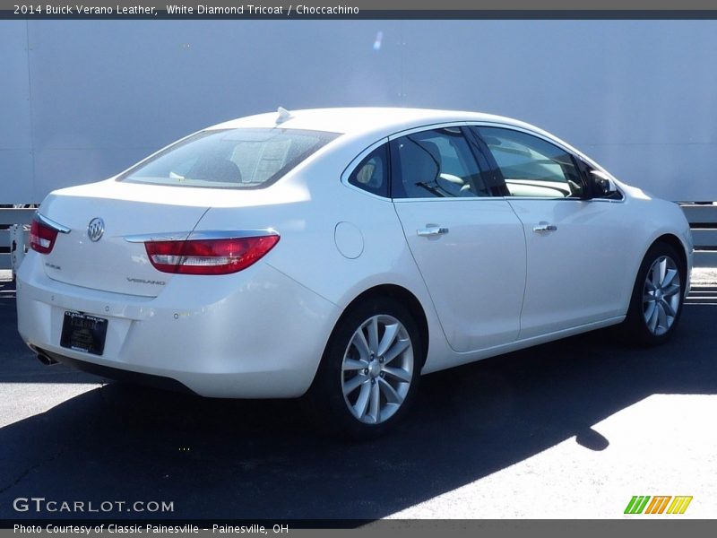 White Diamond Tricoat / Choccachino 2014 Buick Verano Leather