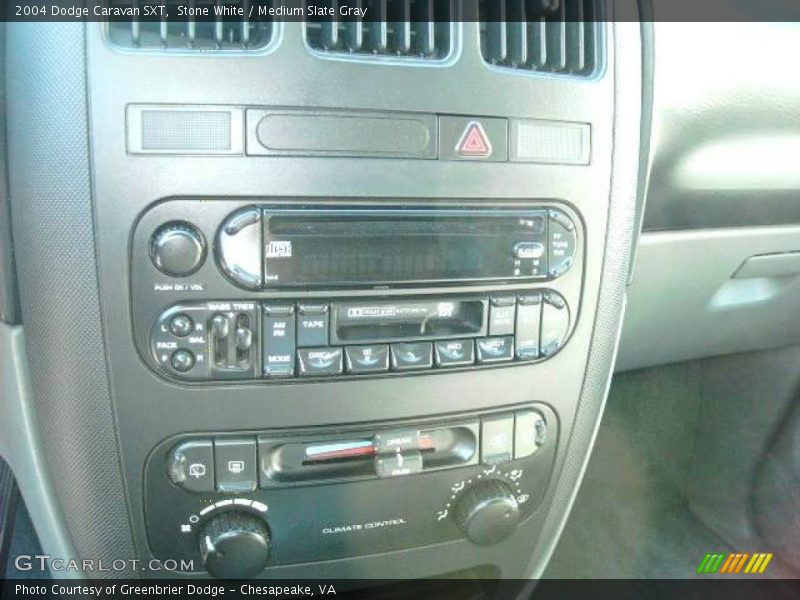 Stone White / Medium Slate Gray 2004 Dodge Caravan SXT