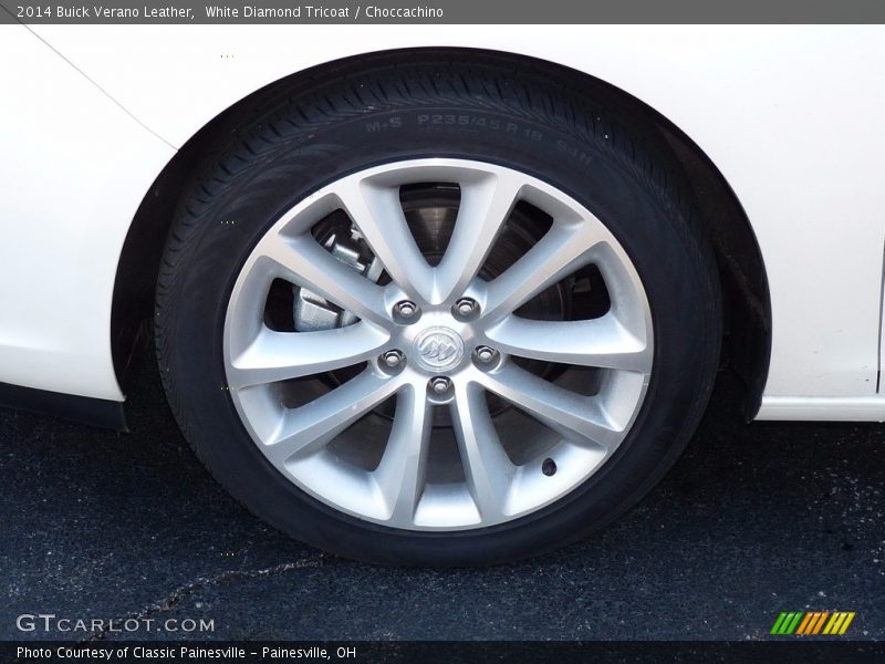 White Diamond Tricoat / Choccachino 2014 Buick Verano Leather
