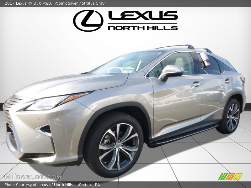 Atomic Silver / Stratus Gray 2017 Lexus RX 350 AWD
