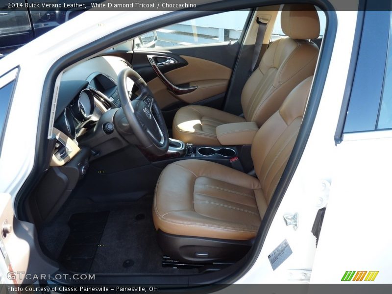White Diamond Tricoat / Choccachino 2014 Buick Verano Leather