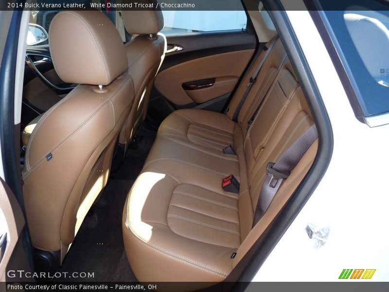 White Diamond Tricoat / Choccachino 2014 Buick Verano Leather