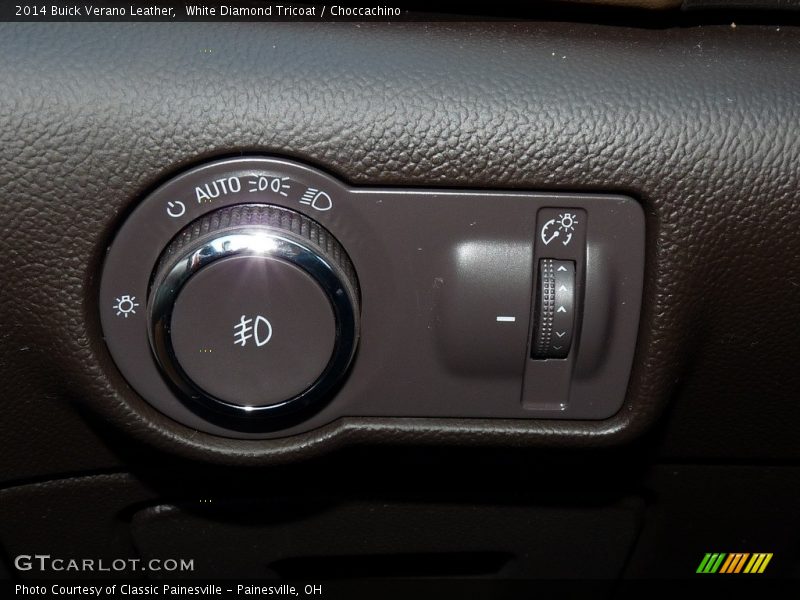White Diamond Tricoat / Choccachino 2014 Buick Verano Leather