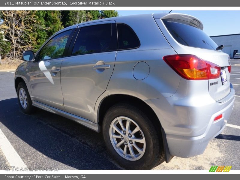 Cool Silver Metallic / Black 2011 Mitsubishi Outlander Sport ES