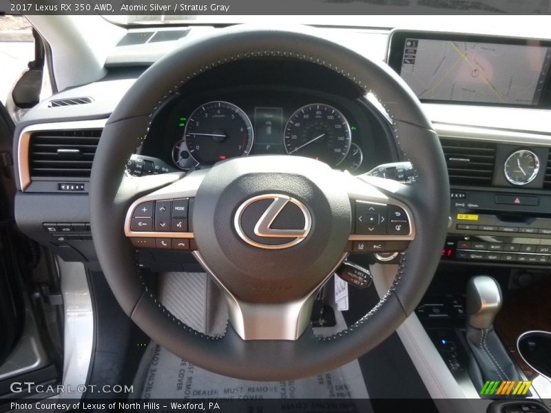 Atomic Silver / Stratus Gray 2017 Lexus RX 350 AWD