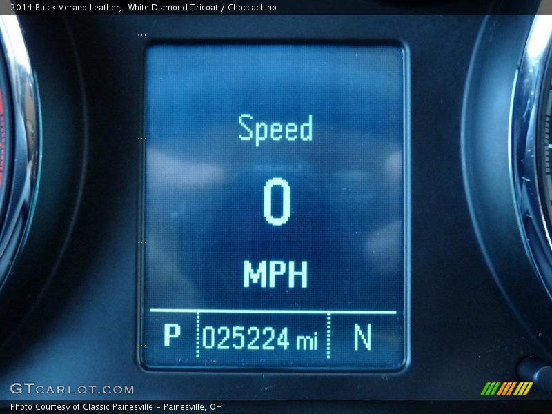 White Diamond Tricoat / Choccachino 2014 Buick Verano Leather