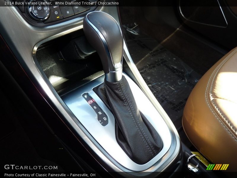 White Diamond Tricoat / Choccachino 2014 Buick Verano Leather