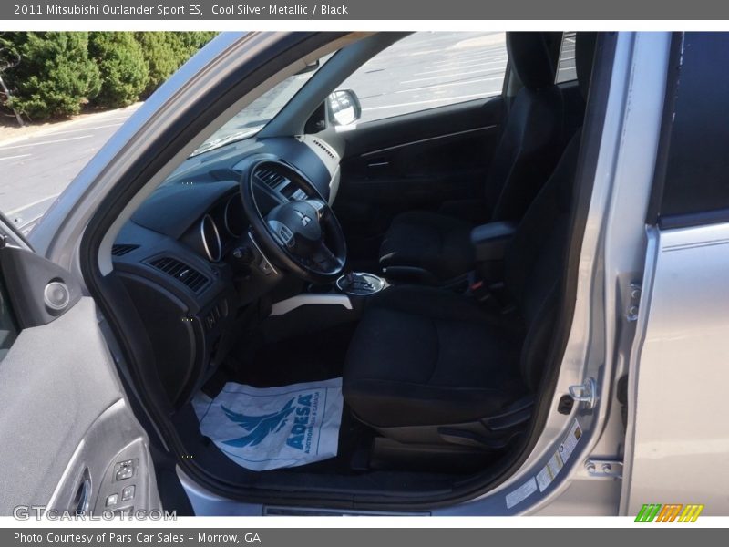 Cool Silver Metallic / Black 2011 Mitsubishi Outlander Sport ES