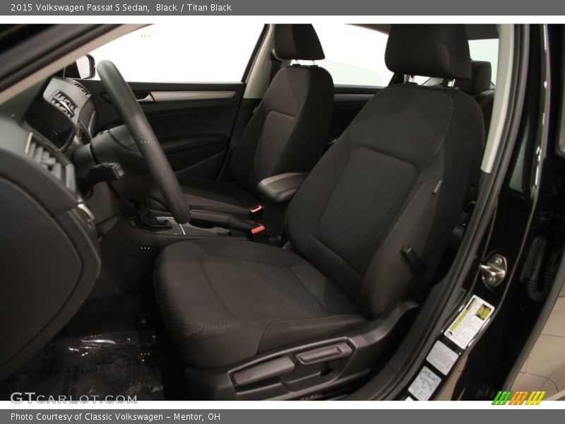 Black / Titan Black 2015 Volkswagen Passat S Sedan