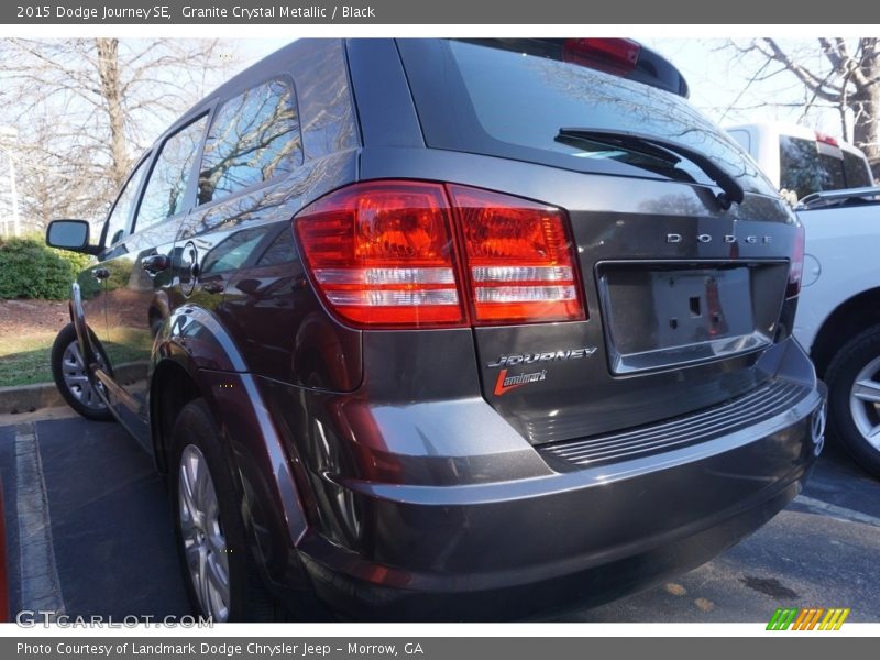Granite Crystal Metallic / Black 2015 Dodge Journey SE
