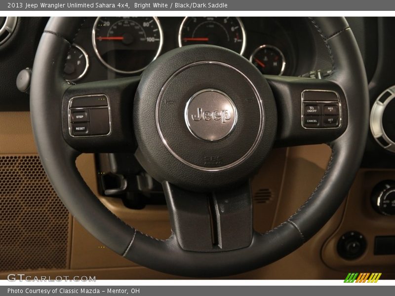 Bright White / Black/Dark Saddle 2013 Jeep Wrangler Unlimited Sahara 4x4