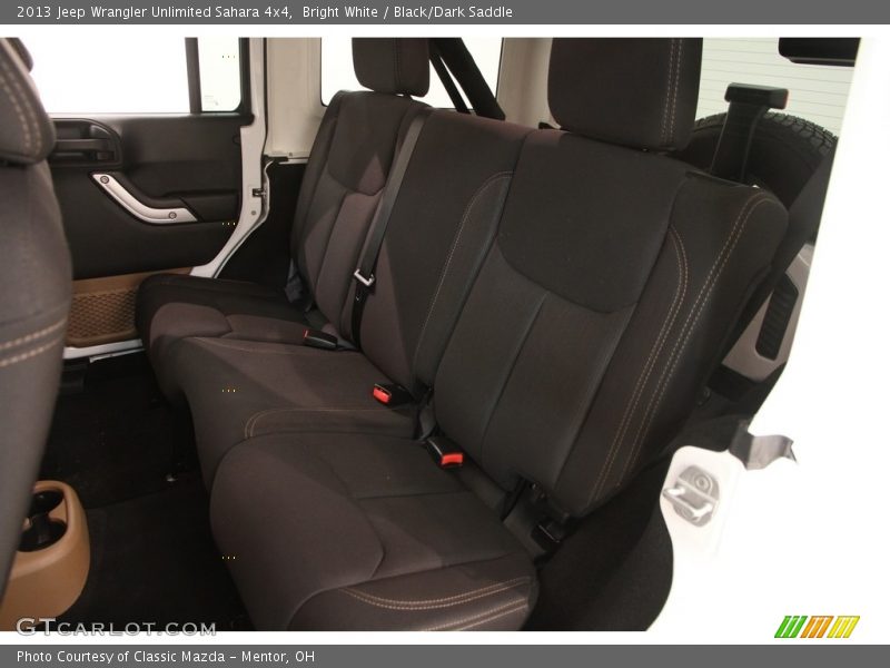 Bright White / Black/Dark Saddle 2013 Jeep Wrangler Unlimited Sahara 4x4