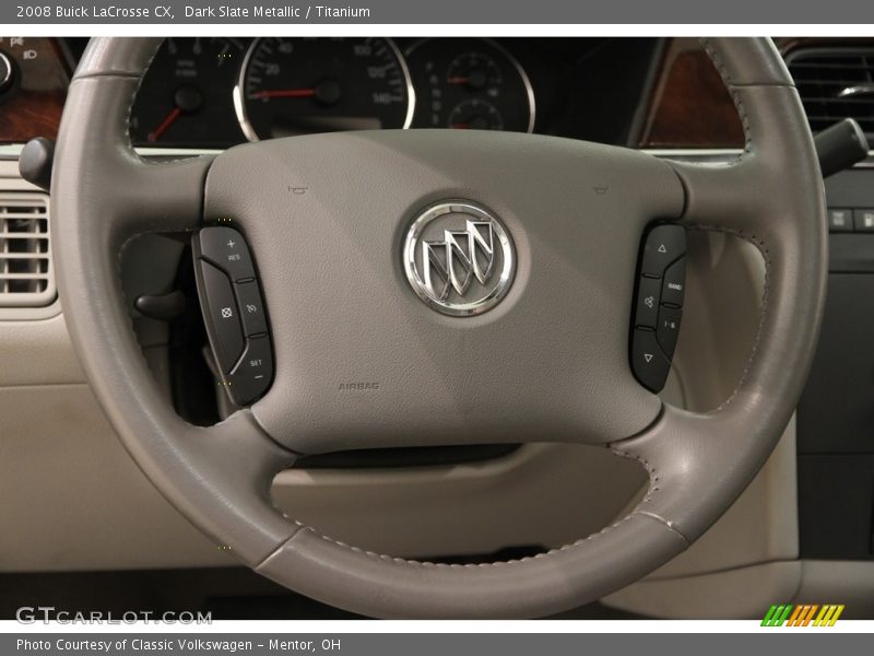 Dark Slate Metallic / Titanium 2008 Buick LaCrosse CX