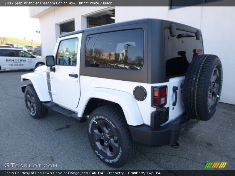 Bright White / Black 2017 Jeep Wrangler Freedom Edition 4x4
