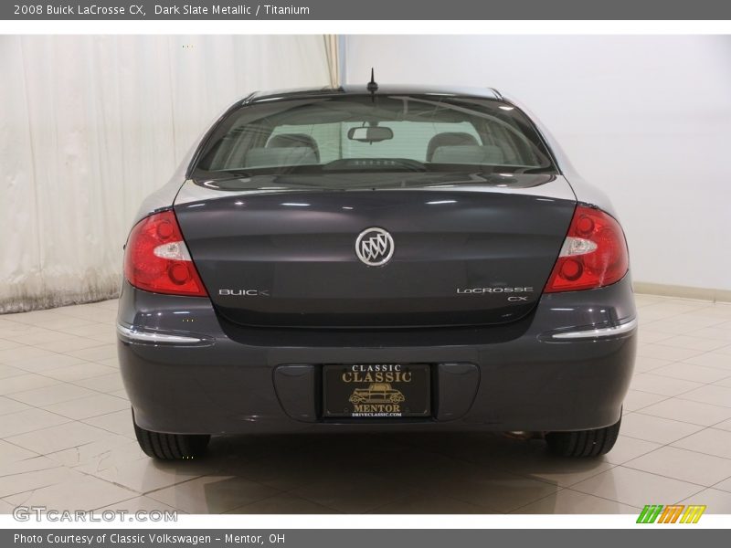 Dark Slate Metallic / Titanium 2008 Buick LaCrosse CX