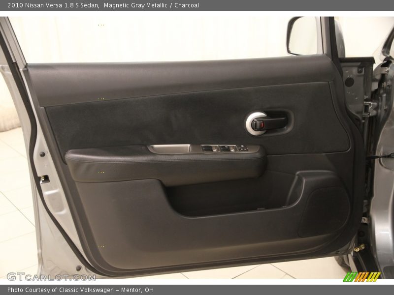 Magnetic Gray Metallic / Charcoal 2010 Nissan Versa 1.8 S Sedan