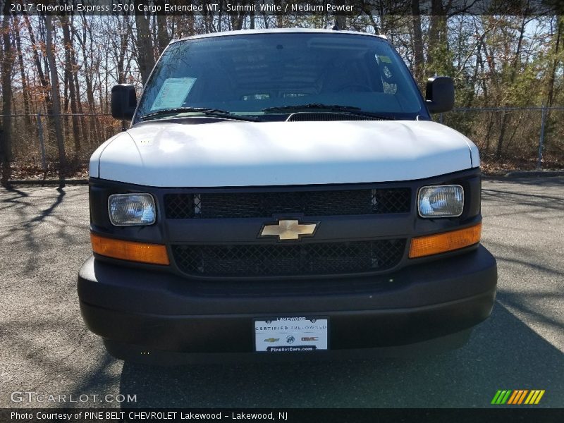 Summit White / Medium Pewter 2017 Chevrolet Express 2500 Cargo Extended WT