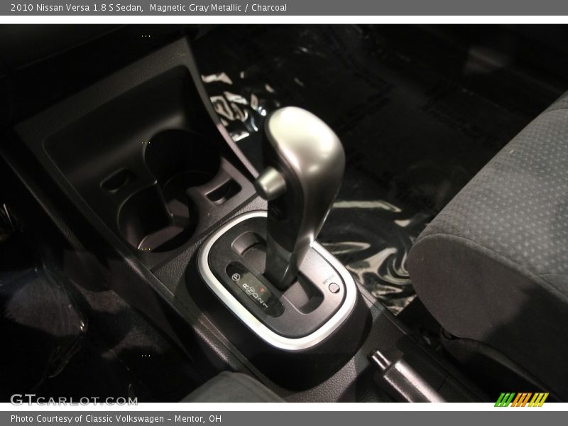 Magnetic Gray Metallic / Charcoal 2010 Nissan Versa 1.8 S Sedan